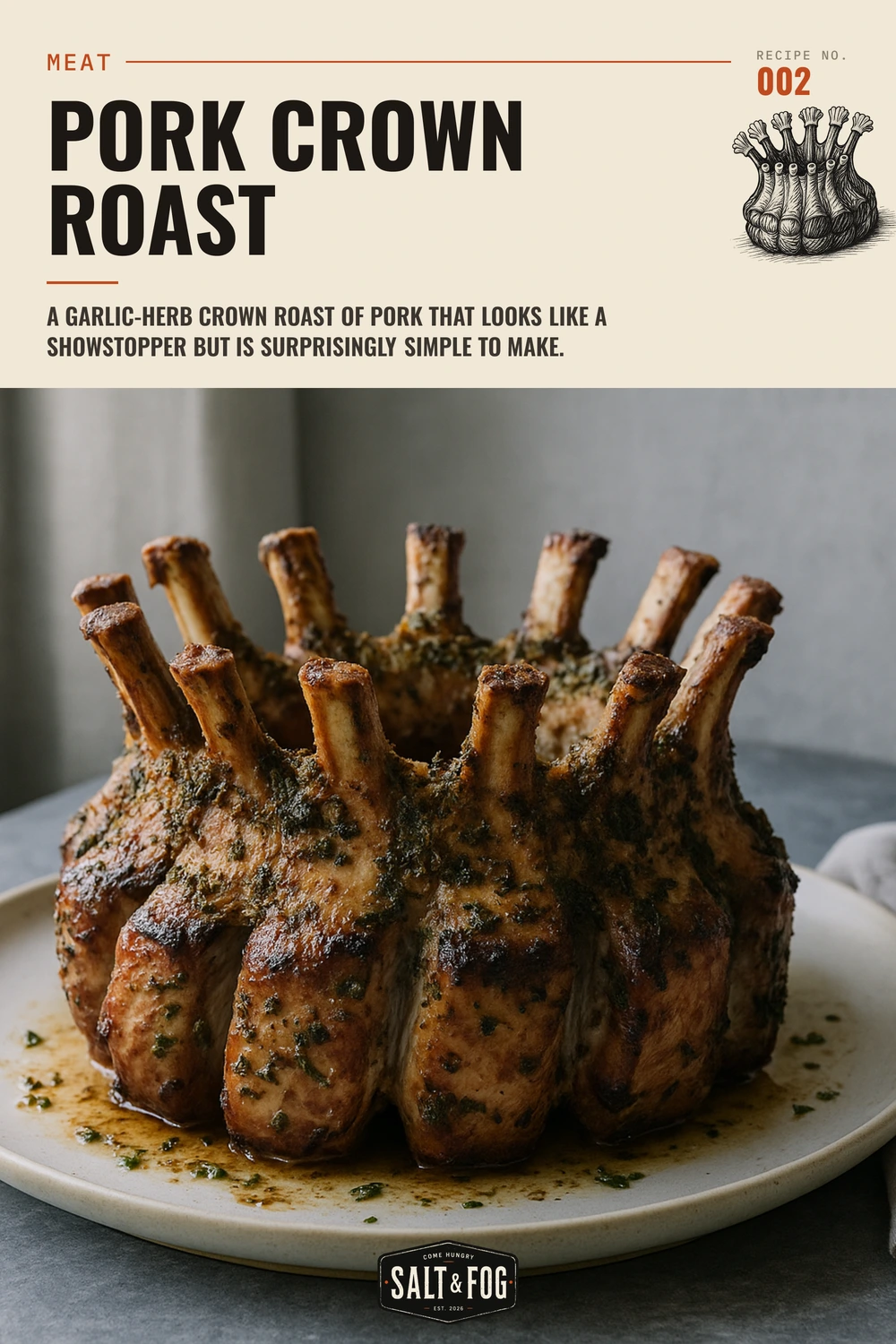 Pork Crown Roast — Salt & Fog