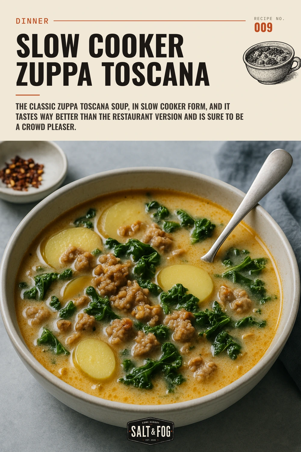 Slow Cooker Zuppa Toscana — Salt & Fog