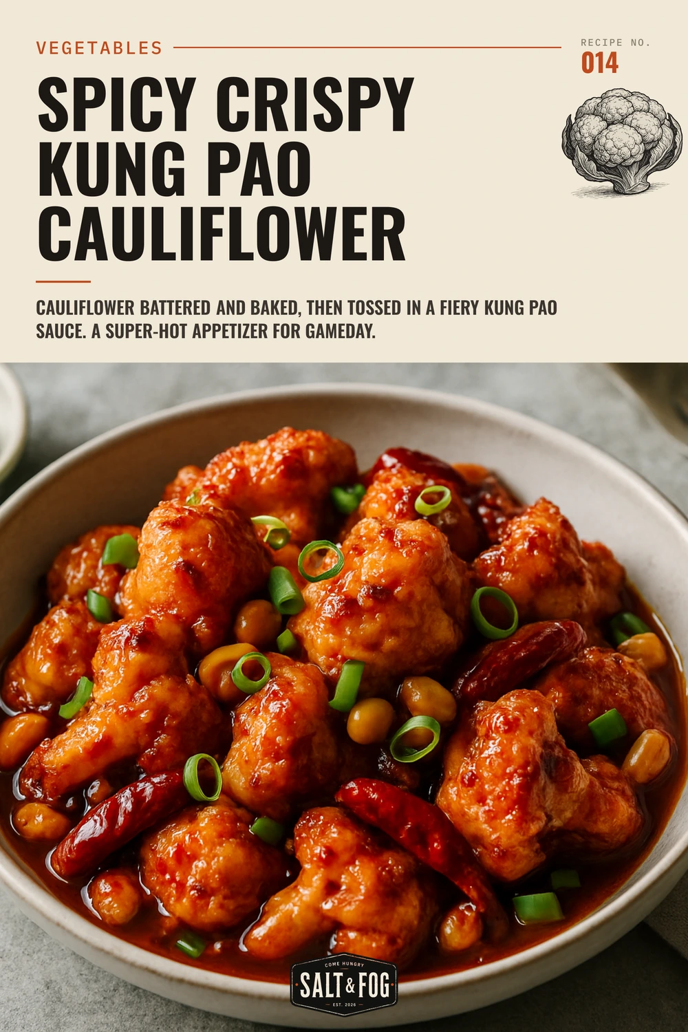 Spicy Crispy Kung Pao Cauliflower — Salt & Fog