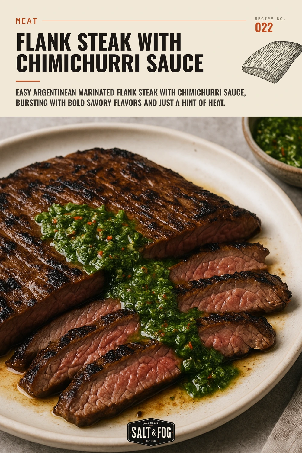 Flank Steak with Chimichurri Sauce — Salt & Fog