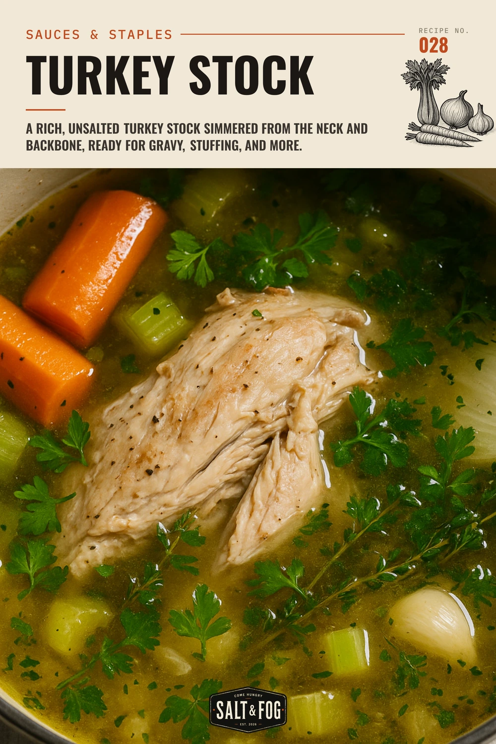 Turkey Stock — Salt & Fog