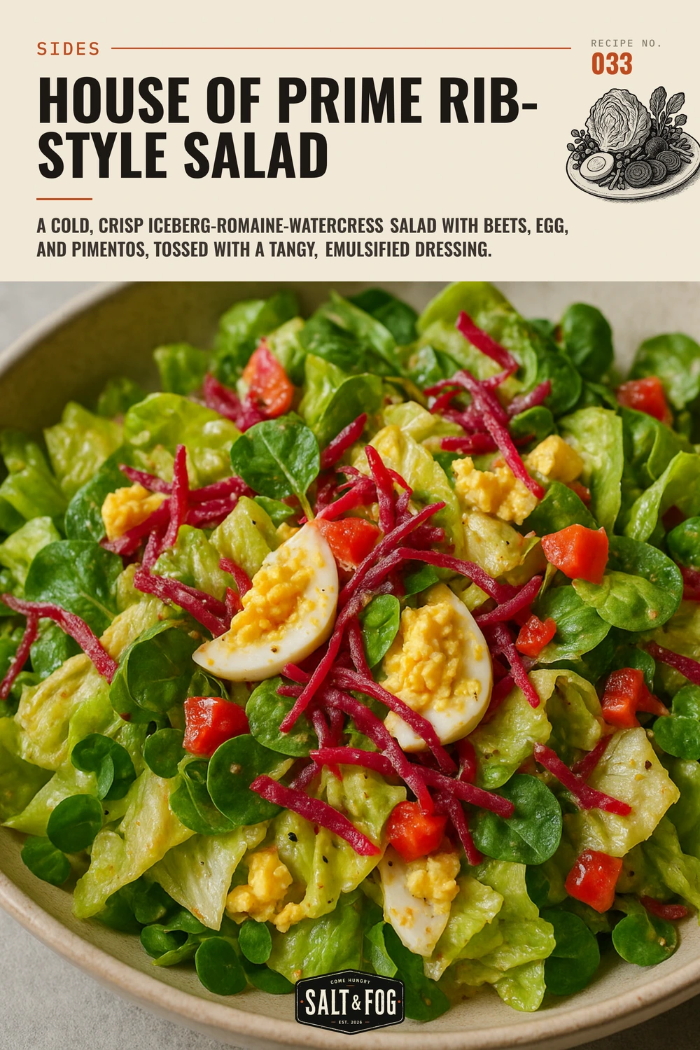 House of Prime Rib-Style Salad — Salt & Fog